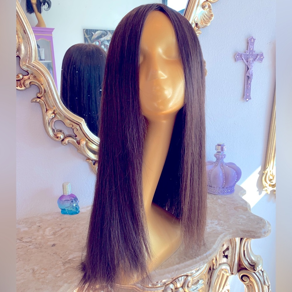 Brisk 6 topper fortune wigs lace top Russian hair wig 20 inch wig extensions